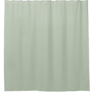 Green Solid Colour Personalised Custom Shower Curtain