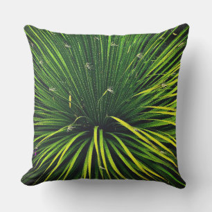 GREEN SOTOL PLANT /OUTDOOR PILLOW