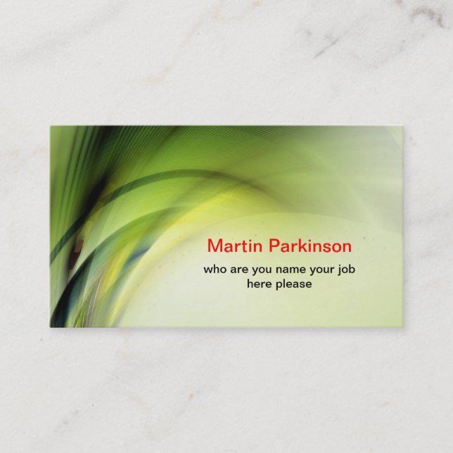 green space business card (Front)