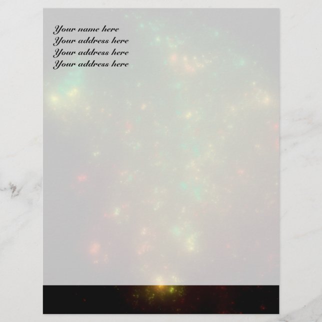 Green Space Letterhead Template (Front)