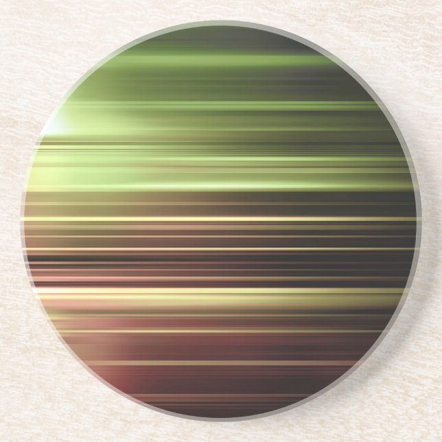 Green speed blur coaster (Front)