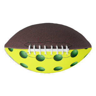 Green Spheres on Yellow  Football