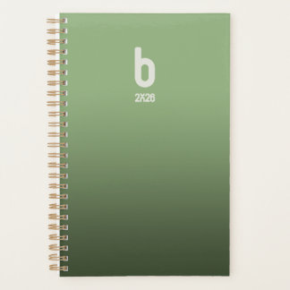 Green Spiral Planner – 2026 Breath