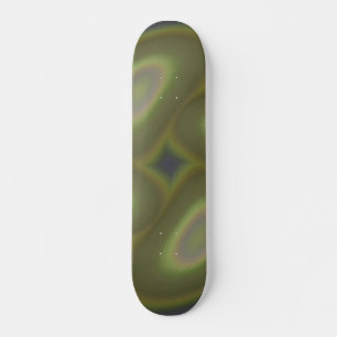 Green Spirals Skateboard