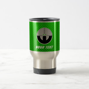 Green Sport Shooting Travel Mug