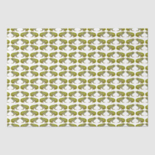 Green Spotted Leopard Frog Tissue Paper