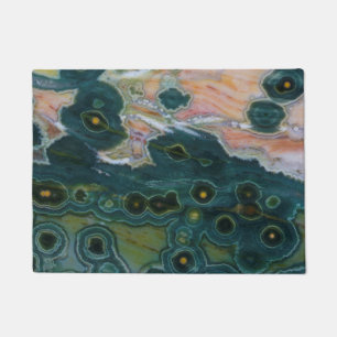 Green Spotted Ocean Jasper Doormat