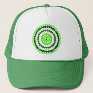 Green Spotty Spots, Trucker Hat