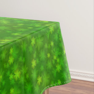Green Spring Clover St. Patrick's Day Tablecloth