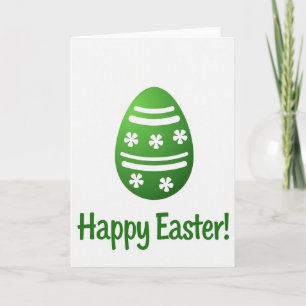 Green Spring Emblem Greeting Card