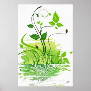 Green Spring Poster