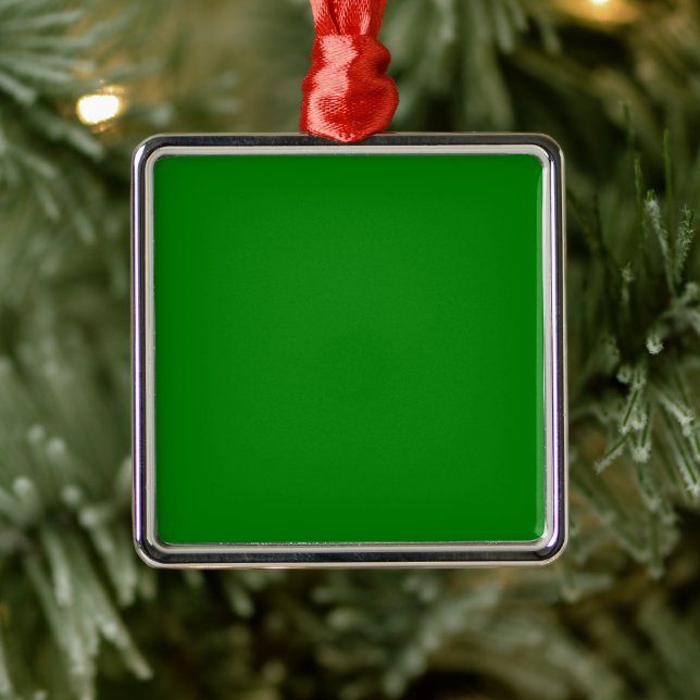 Green Square Metal Tree Decoration (Tree)