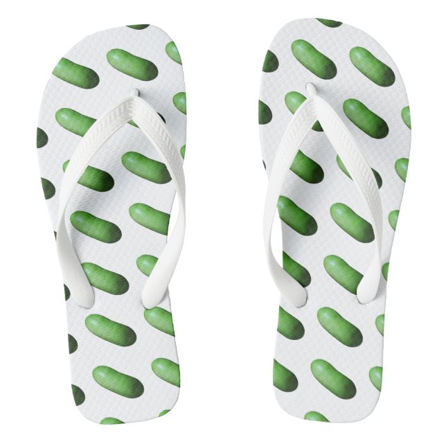 Green Squash (Winter Melon) Jandals (Footbed)