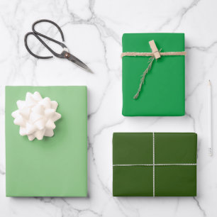 Green St Patrick's Day 2024 Elegant Classy Trendy Wrapping Paper Sheet
