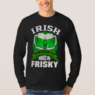 Green St Patrick's Day pajamas Irish Whiskey Makes T-Shirt
