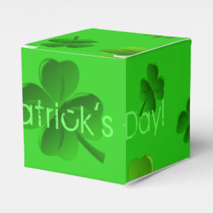 Green St. Patricks Day Party Favour Boxes