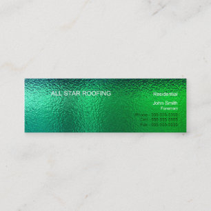Green Stained Glass Business Card Template Generic