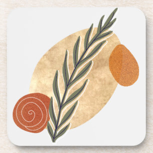 Green Stalk Boho Coaster