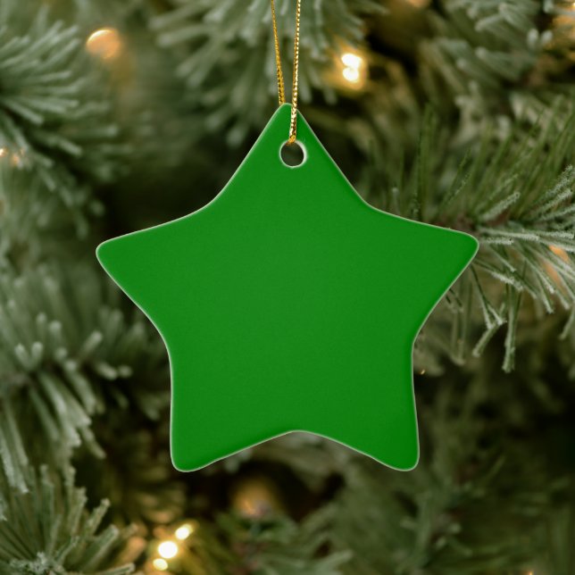 Green Star Ceramic Tree Decoration (Tree)