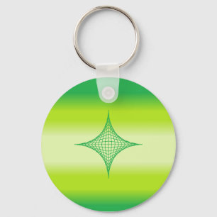 Green Star Keychain