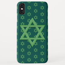 Green Star of David Seamless