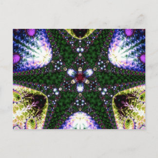 Green star postcard