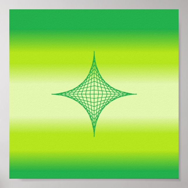 Green Star Poster (Front)