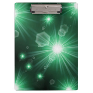 green stars clipboard