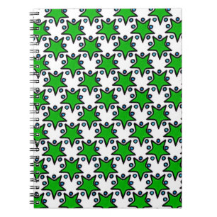 Green Stars Notebook
