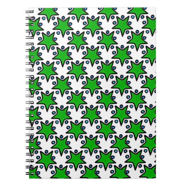 Green Stars Notebook (Front)