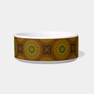 Green Stars Pet Bowl