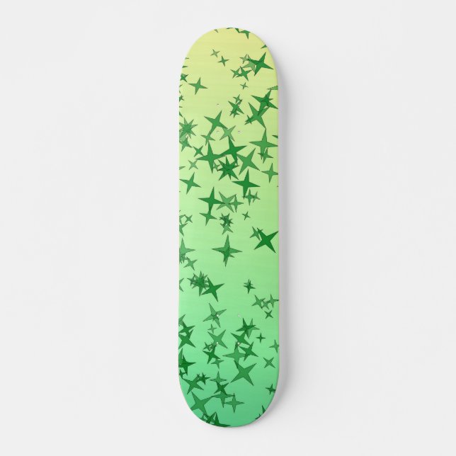 Green Stars Skateboard (Front)