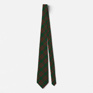 Green Stewart Plaid Tie