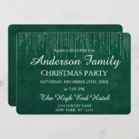 Green String Light Annual Christmas Party