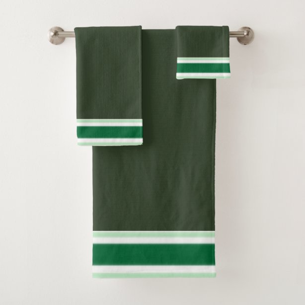 Forest Green Bath Towels Zazzle.co.nz