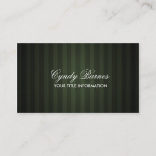 Green Stripe Business Card