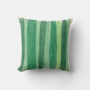 green striped pattern cushion