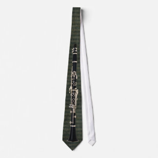 Green-Striped Tied Clarinet Tie