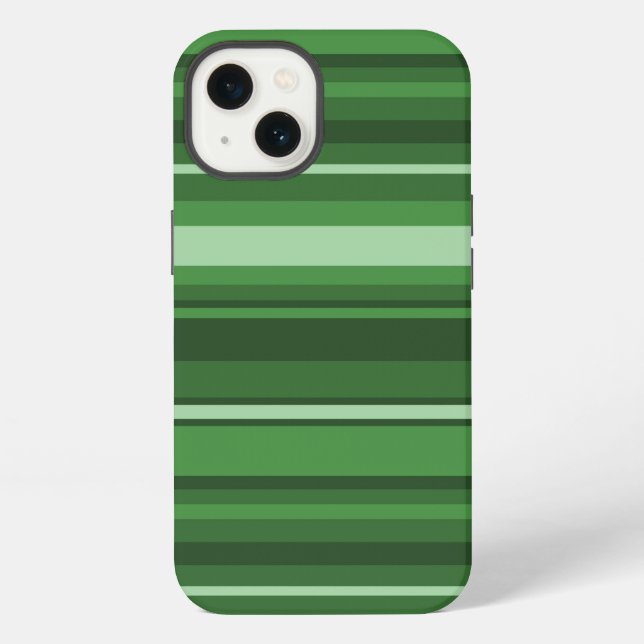Green stripes Case-Mate iPhone case (Back)