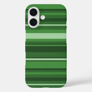 Green stripes iPhone 16 case