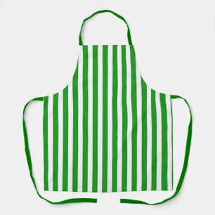 Green  Stripes Chef Baker Grilling  Apron