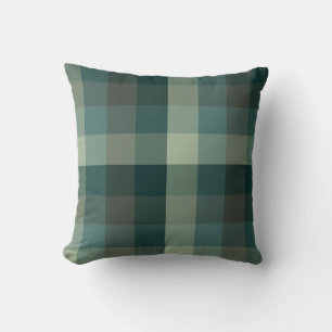 Green stripes cushion