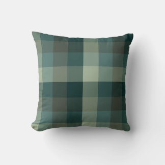 Green stripes cushion