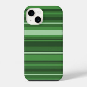 Green stripes iPhone 14 case