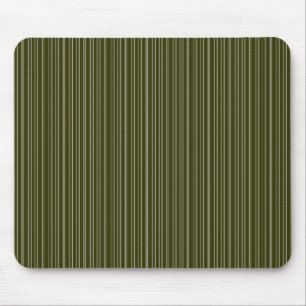 Green Stripes Mouse Pad