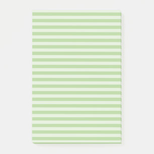 Green Stripes Post-it Notes