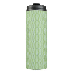 Green Stripes Squash Pattern Thermal Tumbler