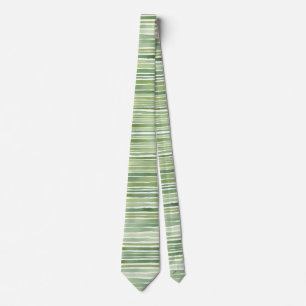 Green Stripes  Tie