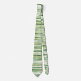 Green Stripes Tie