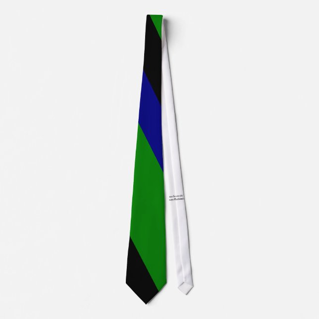 Green stripes tie (Front)